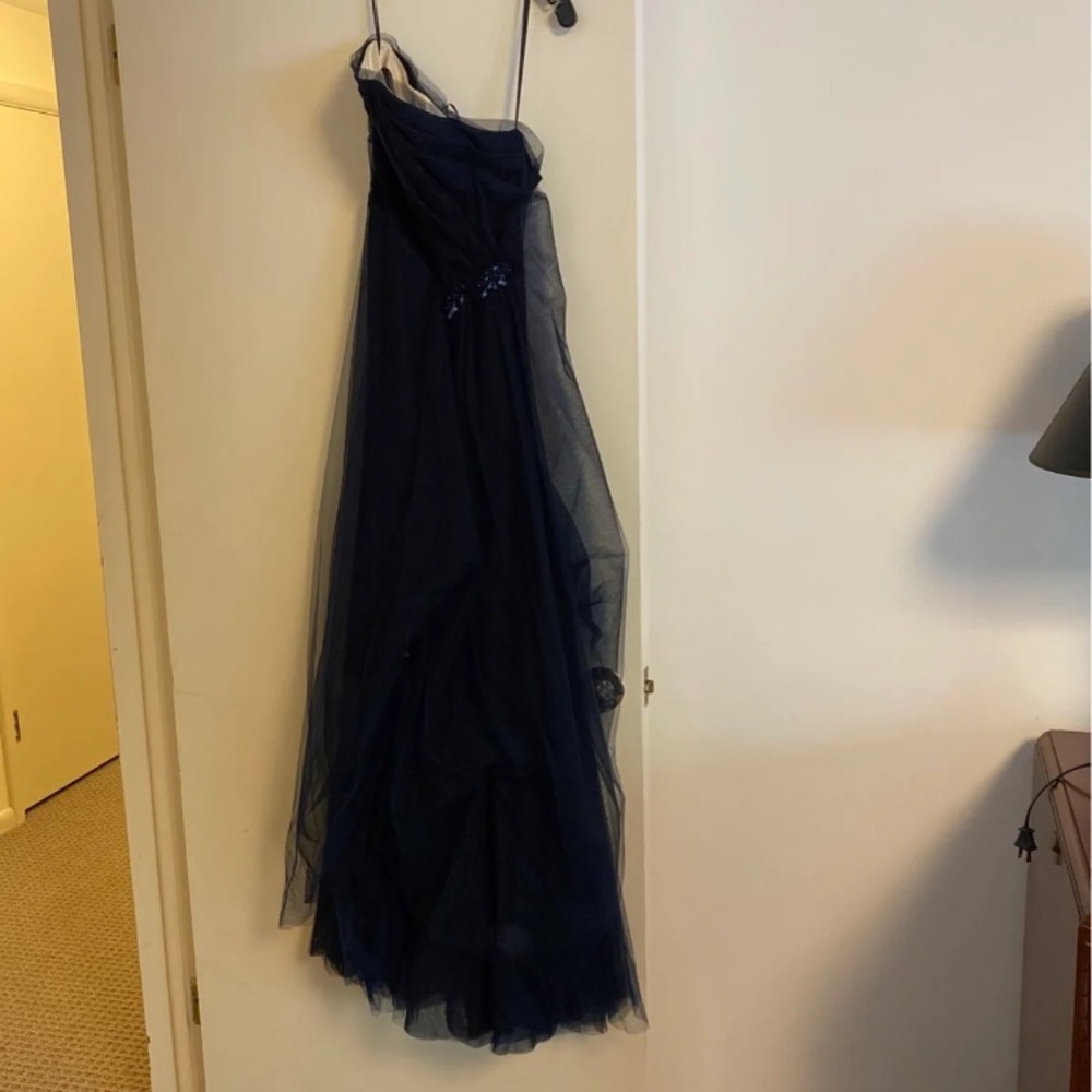 Navy blue Carol Peretz gown
